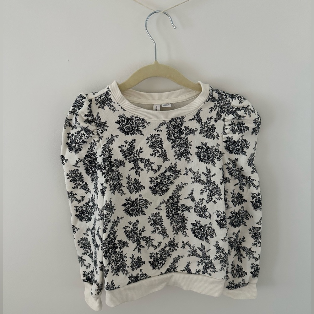 NWOT, Janie and Jack Girls Fleece Sweatshirt - Size 6